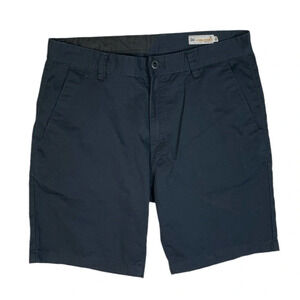 SH572 Men’s VOLCOM Stone Skater Brand Flat Front Chino Shorts 36